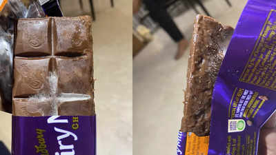 Fungus In Chocolate: चॉकलेट खाने के लिए रैपर खोला तो शख्स के होश ही उड़ गए, शिकायत करने पर कंपनी ने दिया ऐसा जवाब