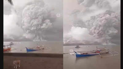 Volcano erupts video: इंडोनेशिया में 14 दिनों में दूसरी बार फटा ज्वालामुखी, दूर-दूर तक भर गई राख, चौंकाने वाला वीडियो हुआ वायरल