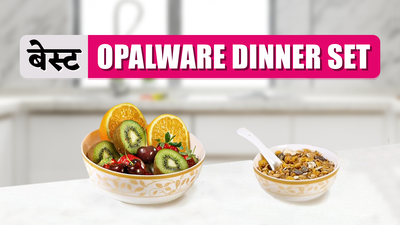बेस्ट Opalware dinner set के साथ हर मील को खास बनाएं