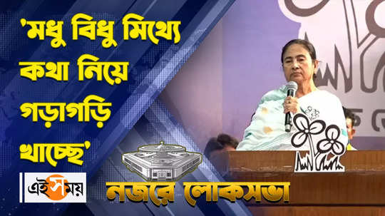lok sabha election 2023 cm mamata banerjee criticizes pm narendra modi and amit shah at krishnanagar tmc meeting watch video