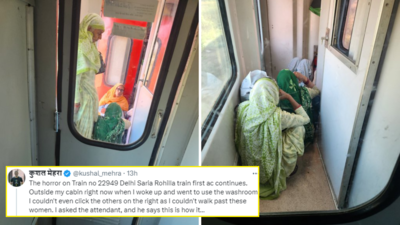 Railway AC Coach: ट्रेन में फर्स्ट AC में बैठना पैसेंजर के लिए बन गया डरावना अनुभव, यात्री ने सोशल मीडिया पर शेयर की कहानी