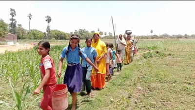 Nalanda News: हरनौत के निमाकौल गांव में पेयजल संकट, लोकसभा चुनाव में मुद्दा बना रहे ग्रामीण