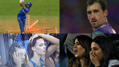 IPL 2024: पहले उड़ाया छक्का, फिर उड़ गया डंडा... ईशान किशन के बोल्ड होने पर रोहित की पत्नी को नहीं हुआ भरोसा