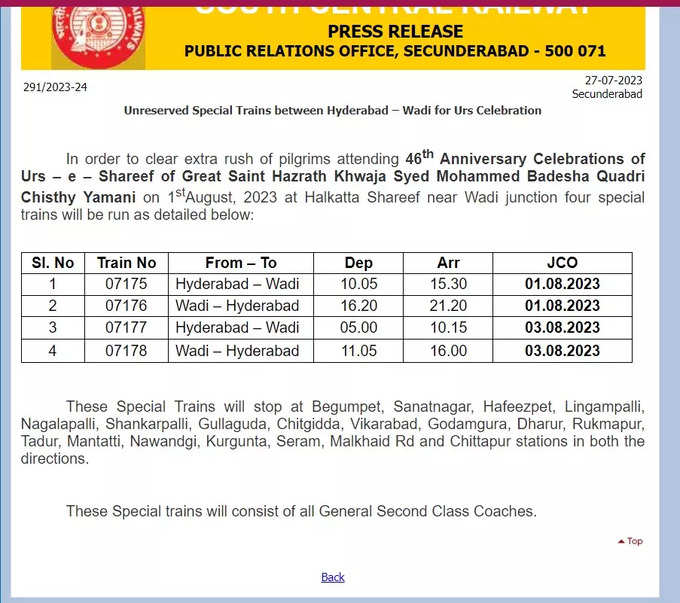 Railway release