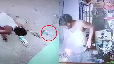 Maihar News: पैंट की जेब में रखा स्‍मार्ट फोन बना आग का गोला, दुकानदार का हाथ झुलसा, घटना सीसीटीवी में कैद