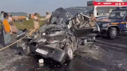 Rajasthan Road Accident: सवाई माधोपुर में दिल्ली-मुंबई एक्सप्रेसवे पर भीषण हादसा, 6 लोगों की मौत