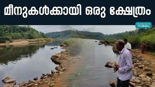 a temple for fishes at kannur