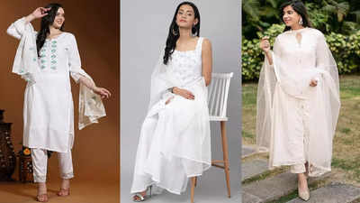 देसी अदा में ये White Salwar Suit Set आपके लुक को बना देंगे फर्स्ट क्लास, Amazon Summer Sale से लूट लें सस्ते में