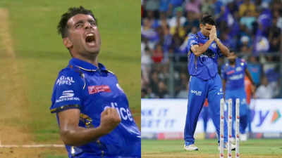 MI vs SRH: शेर जैसी दहाड़ फिर दोनों हाथ से नमस्कार, डेब्यू मैच में विकेट लेकर अंशुल कंबोज का गजब सेलिब्रेशन