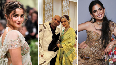 मेट गाला में भारतीय डिजाइनर के कपड़े पहन विदेशी बाला ने जीत लिया दिल, ईशा अंबानी-आलिया भी पड़े फीके