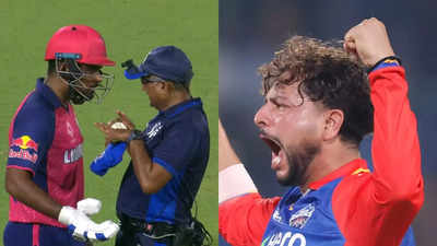 DC vs RR: संजू का विवादित विकेट, कुलदीप के ओवर में पलटा गेम, दिल्ली और राजस्थान के मैच में मैजिक मोमेंट्स देखिए