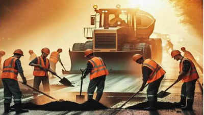 Chhatrapati Sambhajinagar: रस्त्याची कामे सायंकाळीच, पारा चाळीशीपार पोहोचल्याने दुपारी काम बंदचा निर्णय