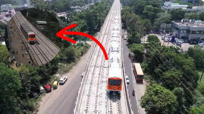 Bhopal Metro News: आपने देखा क्या…भोपाल में पटरी पर फिर दौड़ी मेट्रो ट्रेन, रॉकेट बनने में लगेगा टाइम