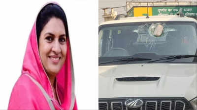 Haryana News: दुष्यंत चौटाला की मां और JJP उम्मीदवार नैना चौटाला के काफिले पर  जींद के पास पथराव, छह लोग घायल