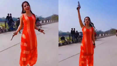 Dance With Pistol in Lucknow: इंस्टाग्राम इन्फ्लूएंसर का लखनऊ हाइवे पर बंदूक के साथ डांस, रील वायरल, एक्शन में पुलिस