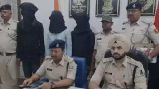 बिहार : मधेपुरा पुलिस ने हथियार के साथ तीन कुख्यात बदमाश को किया गिरफ्तार