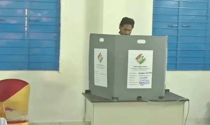 Jagan Cast His Vote