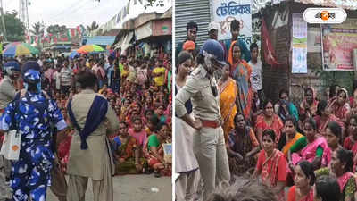Sandeshkhali Incident : বিজেপি কর্মীদের গ্রেফতারির প্রতিবাদ! সন্দেশখালিতে বিক্ষোভ, অবরোধ তুলল পুলিশ