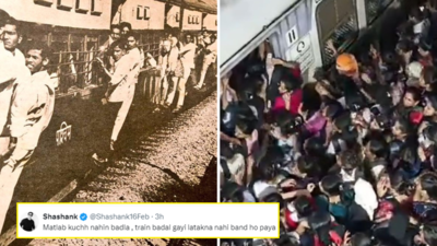 कुछ नहीं बदला 54 सालों में..., 1970 में भी लोकल ट्रेन में लटकर सफर करते मुंबईकर, वायरल तस्वीर ने दिल तोड़ा!