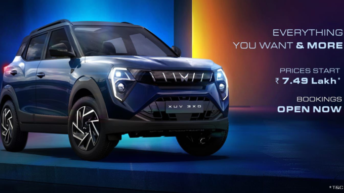 Mahindra XUV 3XO Booking Price Features