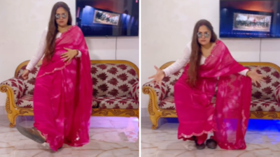 Viral Lady Pushpa Dance: इंटरनेट पर छाई ‘लेडी पुष्पा राज’, साड़ी पहनकर स्वैग में किए अल्लू अर्जुन वाले डांस मूव, वीडियो वायरल