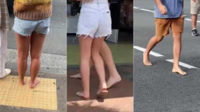 ऑस्ट्रेलिया में तेजी से घट रहा है जूते-चप्पल पहनने का चलन, नंगे पैर ऑफिस-पार्टी में जाते लोगों का वीडियो वायरल