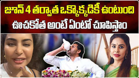 sri reddy comments on tdp and janasena party leaders during ap election results on june 4th