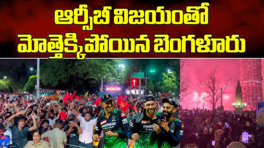 fans celebrate on bengaluru roads after rcb qualified for ipl 2024 playoffs