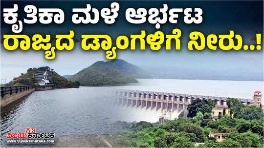 water inflow starts to karnataka dams in may due to heavy rain in state
