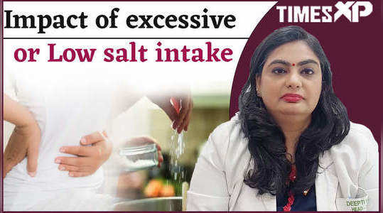 impact of excessive or low salt intake on health