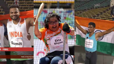 वर्ल्ड पैरा एथलेटिक्स चैंपियनशिप में भारत का जलवा, सुमित-एकता और मरियप्पन ने जीता गोल्ड मेडल