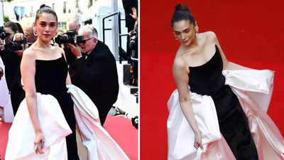 अदिति राव हैदरी ने Cannes के रेड कार्पेट पर ढाया कहर, तस्वीरें देख फैंस ने की ऐश्वर्या राय से तुलना और यह बोले