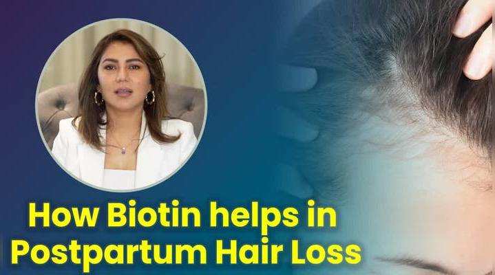 unlocking the secret to postpartum hair loss the role of biotin in nourishing new moms hair growth