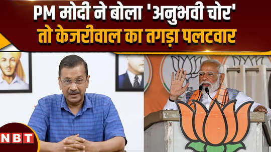 lok sabha election 2024 pm modi said he is an experienced thief and cm kejriwal made a strong counterattack 