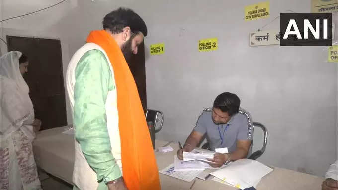 सीएम नायब सिंह ने डाला वोट