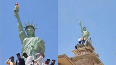 Statue of Liberty: अमेरिका का VISA एप्लीकेशन हो गया रिजेक्ट तो पंजाब के शख्स ने कर दिया अनोखा काम, वीडियो वायरल