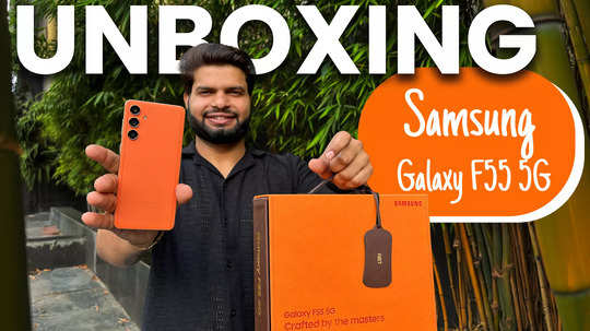 samsung galaxy f55 5g unboxing first impression price design camera test watch video