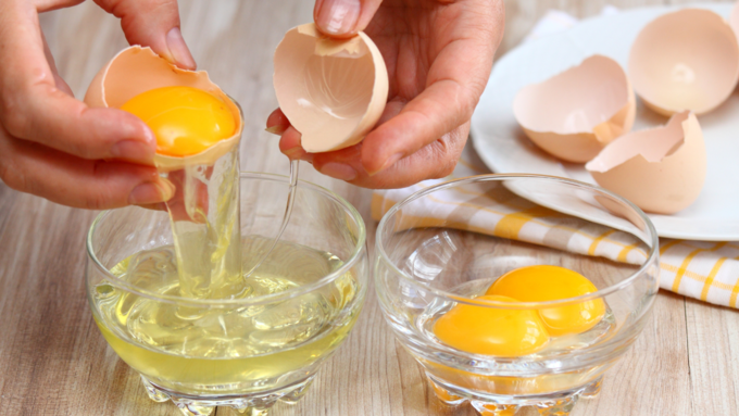 Eggs will make your hair silky and shiny