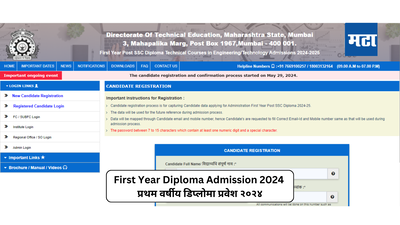 Polytechnic Admission 2024 : प्रथम वर्षीय डिप्लोमा प्रवेश प्रक्रियेला सुरुवात; असा करा अर्ज