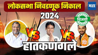 Hatkanangale Lok Sabha Election Result 2024: तिहेरी लढतीत धैर्यशील माने यांनी मिळवला विजय, राजू शेट्टी तिसऱ्या क्रमांकावर