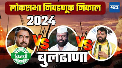 Buldhana Lok Sabha Election Result 2024 | बुलढाणा तिहेरी लढतीत शिंदेंचे प्रतापराव जाधव चौथ्यांदा विजयी