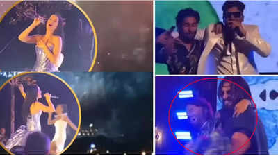 क्रूज़ पर गुरु रंधावा के गाने पर ओरी को गोद में उठाकर नाचने लगे रणवीर सिंह, अंबानी पार्टी में केटी पेरी का जलवा