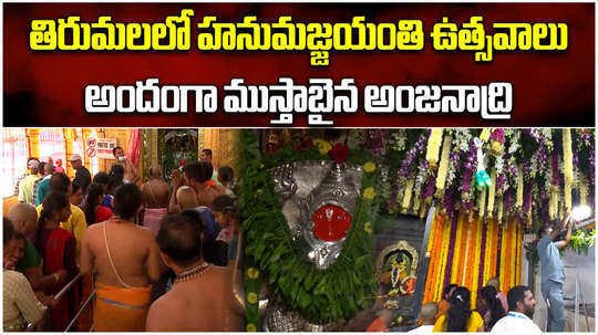 ttd make arrangements for hanuman jayanti celebrations from june 1 to 5 in akasa ganga and japali theertham