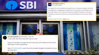ग्राहकानं केली SBI बँक कर्मचाऱ्यांची पोलखोल, व्हायरल केला लंच ब्रेक नियम, पुढे या काय घडलं तुम्हीच पाहा