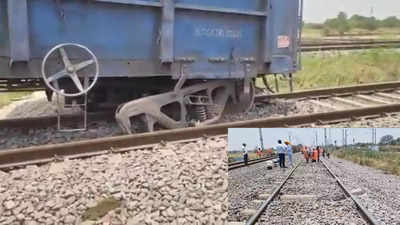 दिल्ली-हावड़ा रेल रूट पर बड़ा हादसा टला, मालगाड़ी का पहिया निकलकर बाहर निकला, डाउन लाइन बाधित