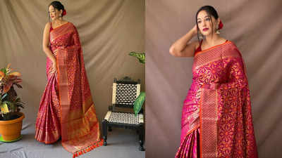 5 हजार वाली Kanjivaram Silk Sarees मात्र ₹1,399 में खरीदें! Amazon Sale में ऐसे ही ऑफर्स की लगी है झड़ी