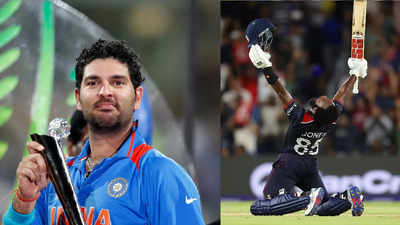 T20 World Cup: ಯುವರಾಜ್ ಸಿಂಗ್, ಎಬಿಡಿ ದಾಖಲೆ ಮುರಿದ ಆರೋನ್ ಜೋನ್ಸ್!
