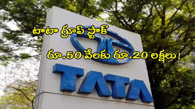 Tata Stock: రూ.50వేలను రూ.20 లక్షలు చేసిన టాటా స్టాక్.. ఒక్కోషేరుకు రూ.28 డివిడెండ్ ప్రకటన!