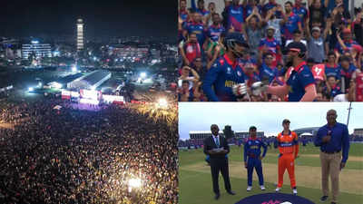 भारत-पाक मैच में भी नहीं होती ऐसी भीड़! नेपाल के सपोर्ट में फैंस की बाढ़, खचा-खच भरा स्टेडियम