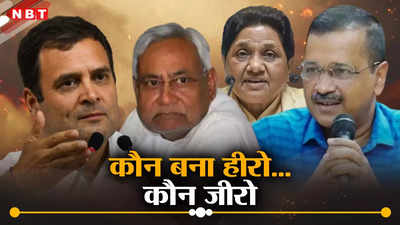राहुल-नीतीश से मायावती और केजरीवाल तक, इस चुनाव के हीरो कौन और कौन हुए फुस्स?